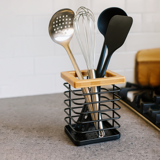 Metal Utensil Holder